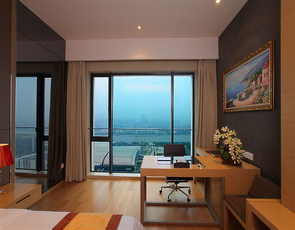 Guangzhou Heefun Apartment - Poly World Trading Center Shajing Exteriör bild